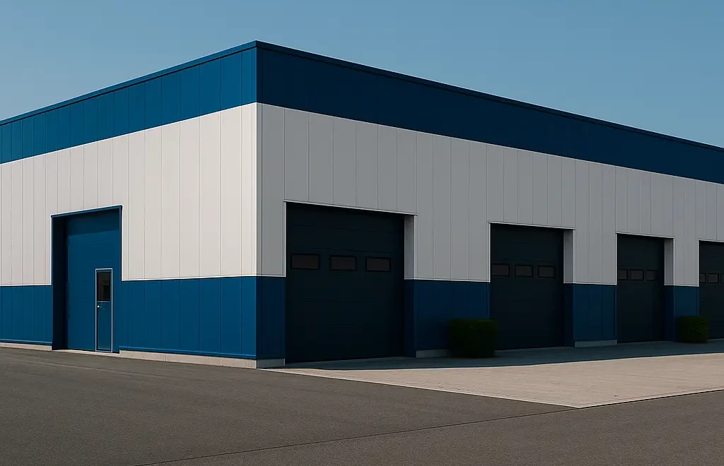 Capannone industriale di nuova costruzione con struttura moderna in Abruzzo